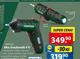 Lidl Aku šroubovák 4 v nabídka