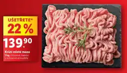 Lidl Krůtí mleté maso nabídka
