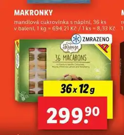Lidl Makronky nabídka