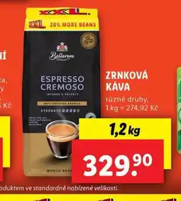 Lidl Zrnková káva nabídka