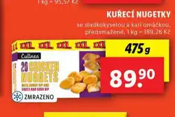 Lidl Kuřecí nugetky nabídka