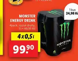 Lidl Monster energy drink nabídka