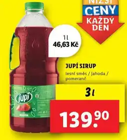 Lidl Jupí sirup nabídka