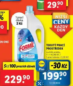 Lidl Tekutý prací prostředek nabídka