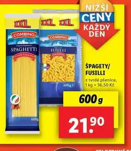 Lidl Fusilli nabídka