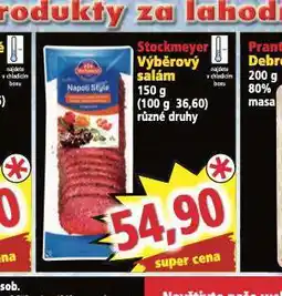 Norma Xstockmeyer výběrový salám nabídka