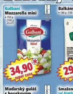 Norma Galbani mozzarella mini nabídka