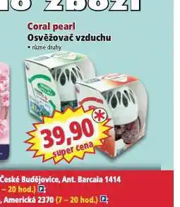 Norma Coral pearl osvěžovač vzduchu nabídka