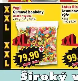 Norma Yupi gumové bonbony nabídka