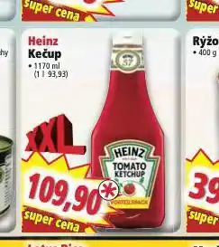 Norma Heinz kečup nabídka