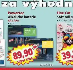 Norma Powertec alkalické baterie nabídka