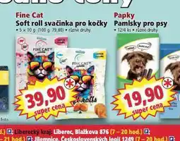 Norma Fine cat soft roll svačinka pro kočky nabídka