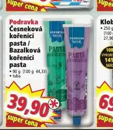 Norma Podravka bazalková kořenící pasta nabídka