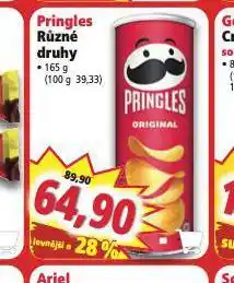Norma Pringles nabídka