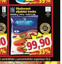 Norma Obalovaná aljašská treska nabídka