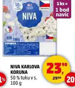 Penny Market NIVA KARLOVA KORUNA 50% tuku v s., 100 g nabídka