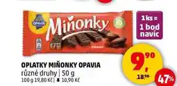 Penny Market OPLATKY MIŇONKY OPAVIA různé druhy, 50 g nabídka