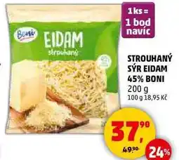 Penny Market STROUHANÝ SÝR EIDAM 45% BONI, 200 g nabídka