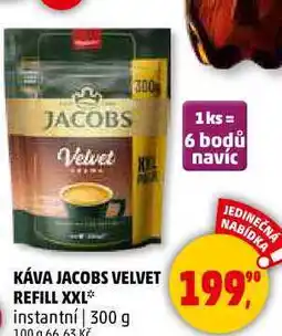 Penny Market KÁVA JACOBS VELVET REFILL XXL instantní, 300 g nabídka
