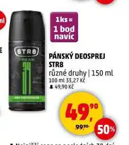 Penny Market PÁNSKÝ DEOSPREJ STR8 různé druhy, 150 ml nabídka