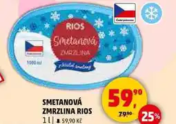 Penny Market SMETANOVÁ ZMRZLINA RIOS, 1 l nabídka