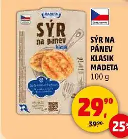 Penny Market SÝR NA PÁNEV KLASIK MADETA, 100 g nabídka