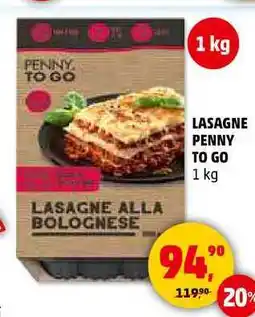 Penny Market LASAGNE PENNY TO GO, 1 kg nabídka
