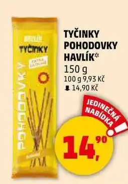 Penny Market TYČINKY POHODOVKY HAVLÍK, 150 g nabídka