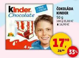 Penny Market ČOKOLÁDA KINDER, 50 g nabídka