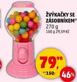 Penny Market ŽVÝKAČKY SE ZÁSOBNÍKEM, 270 g nabídka