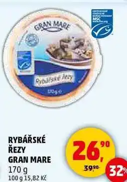 Penny Market RYBÁŘSKÉ ŘEZY GRAN MARE, 170 g nabídka