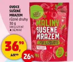 Penny Market OVOCE SUŠENÉ MRAZEM různé druhy, 30 g nabídka