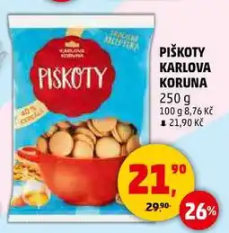 Penny Market PIŠKOTY KARLOVA KORUNA, 250 g nabídka