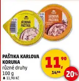 Penny Market PAŠTIKA KARLOVA KORUNA různé druhy, 100 g nabídka