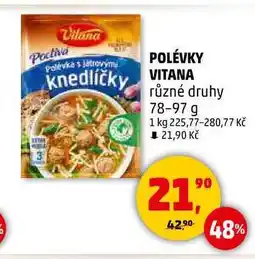 Penny Market POLÉVKY knedlíčky VITANA různé druhy, 78-97 g nabídka