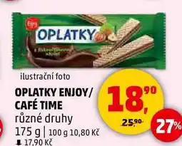 Penny Market OPLATKY ENJOY/ CAFÉ TIME různé druhy, 175 g nabídka