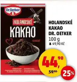 Penny Market HOLANDSKÉ KAKAO DR. OETKER, 100 g nabídka