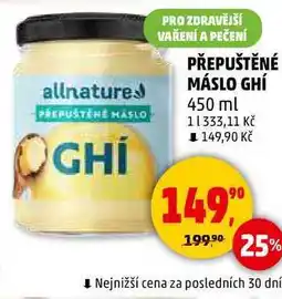 Penny Market PŘEPUŠTĚNÉ MÁSLO GHÍ, 450 ml nabídka