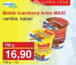 PLUS JIP Bobík tvarohový krém MAXI vanilka, kakao nabídka