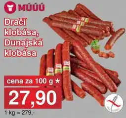 PLUS JIP Dračí klobása, Dunajská klobása nabídka