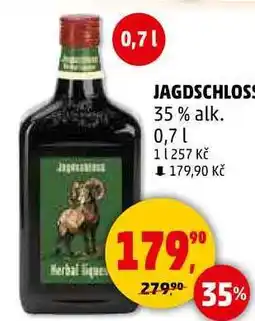 Penny Market JAGDSCHLOSS 35% alk., 0,7 l nabídka