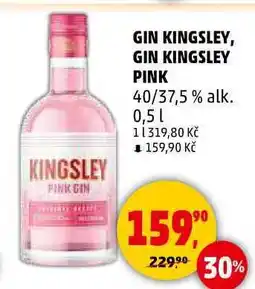 Penny Market KINGSLEY PINK GIN, 0,5 l nabídka