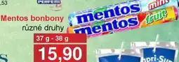 PLUS JIP Mentos bonbony nabídka