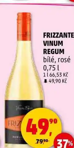 Penny Market FRIZZANTE VINUM REGUM bílé, 0,75 l nabídka