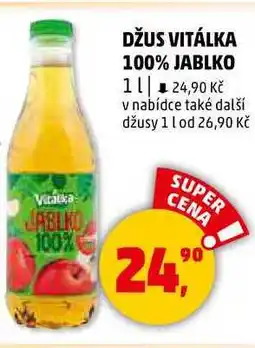 Penny Market DŽUS VITÁLKA 100% JABLKO, 1 l nabídka