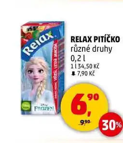 Penny Market RELAX PITÍČKO různé druhy, 0,2 l nabídka
