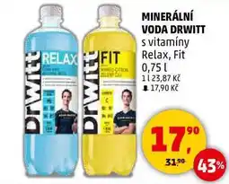 Penny Market MINERÁLNÍ VODA DRWITT s vitamíny Relax, 0,75 l nabídka