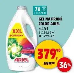 Penny Market GEL NA PRANÍ COLOR ARIEL, 3,15 l nabídka
