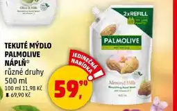 Penny Market TEKUTÉ MÝDLO PALMOLIVE NÁPLŇ různé druhy, 500 ml nabídka