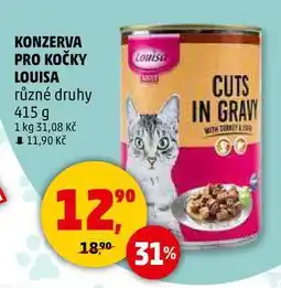 Penny Market KONZERVA PRO KOČKY LOUISA různé druhy, 415 g nabídka